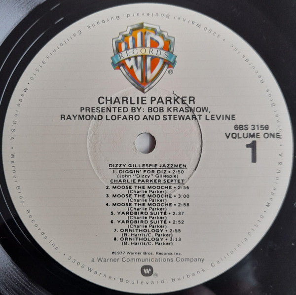 Charlie Parker : Charlie Parker (6xLP, Comp, Ltd, Num)