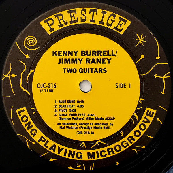 Kenny Burrell / Jimmy Raney ~ 2 Guitars (Vinyl) - Djungel & Jazz