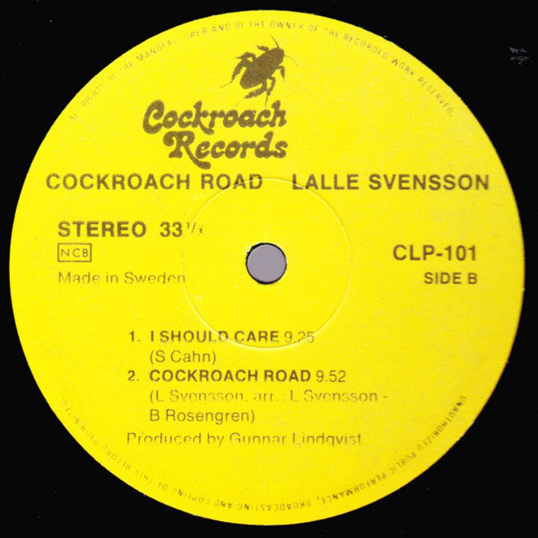 Lalle Svensson ~ Cockroach Road (Vinyl) - Djungel & Jazz