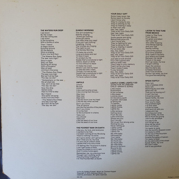 The Savage Rose ~ Your Daily Gift (Vinyl) - Djungel & Jazz