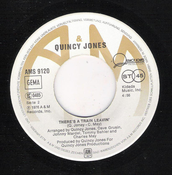 Quincy Jones ~ Ai No Corrida / There's A Train Leavin (Vinyl) - Djungel & Jazz