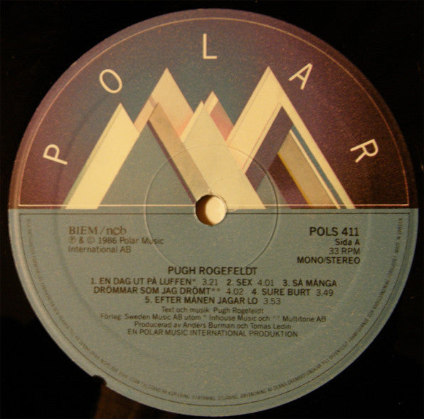 Pugh Rogefeldt ~ Pugh Rogefeldt (Vinyl) - Djungel & Jazz