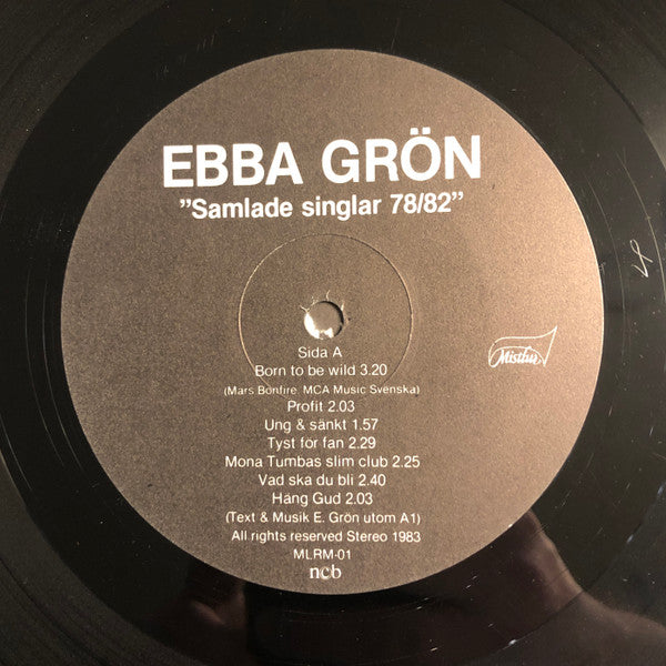 Ebba Grön ~ Samlade Singlar 78/82 (Vinyl) - Djungel & Jazz