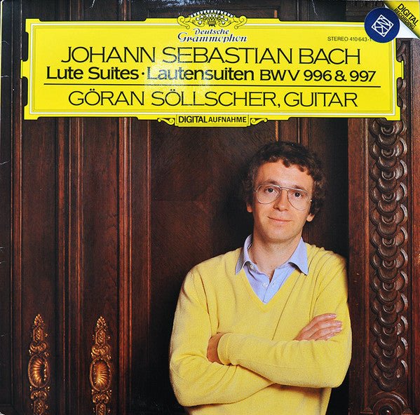 Johann Sebastian Bach, Göran Söllscher ~ Lute Suites = Lautensuiten BWV 996 & 997 (Vinyl) - Djungel & Jazz