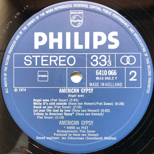 American Gypsy ~ Angel Eyes (Vinyl) - Djungel & Jazz