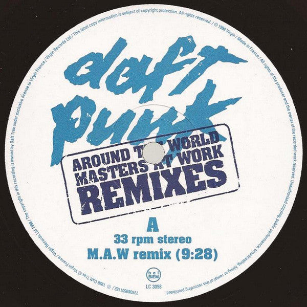 Daft Punk ~ Around The World (Ricanstructed By Masters At Work) (Vinyl) - Djungel & Jazz