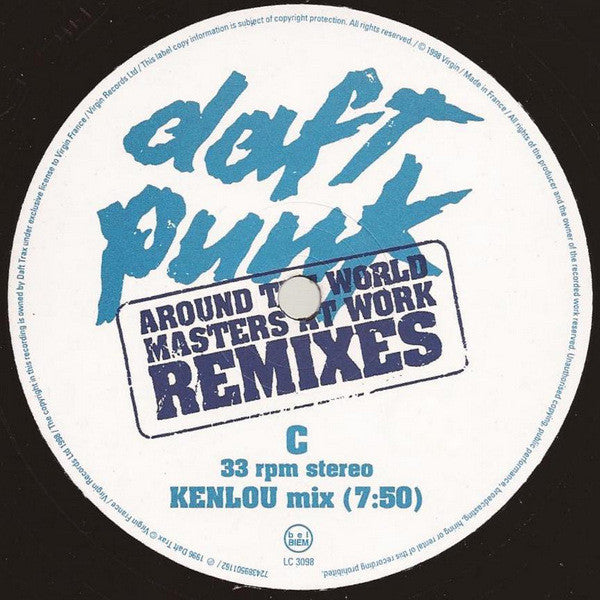 Daft Punk ~ Around The World (Ricanstructed By Masters At Work) (Vinyl) - Djungel & Jazz