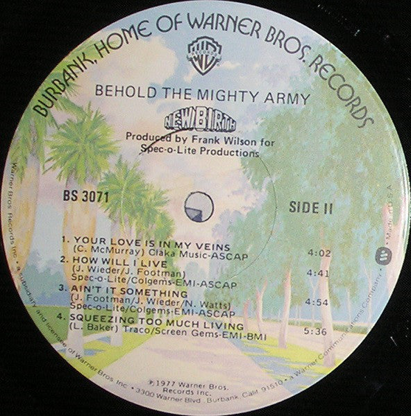 New Birth Featuring Leslie Wilson ~ Behold The Mighty Army (Vinyl) - Djungel & Jazz