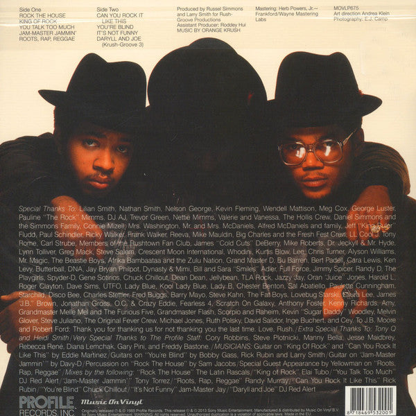 Run-D.M.C. ~ King Of Rock (Vinyl) - Djungel & Jazz