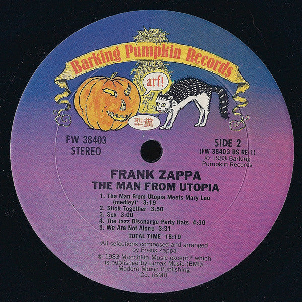 Frank Zappa ~ The Man From Utopia (Vinyl) - Djungel & Jazz