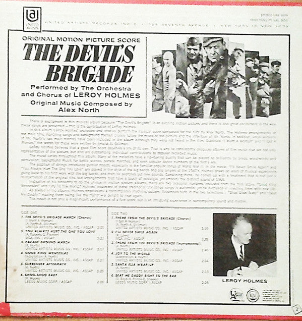 Alex North / Leroy Holmes ~ The Devil's Brigade (Original Motion Picture Score) (Vinyl) - Djungel & Jazz