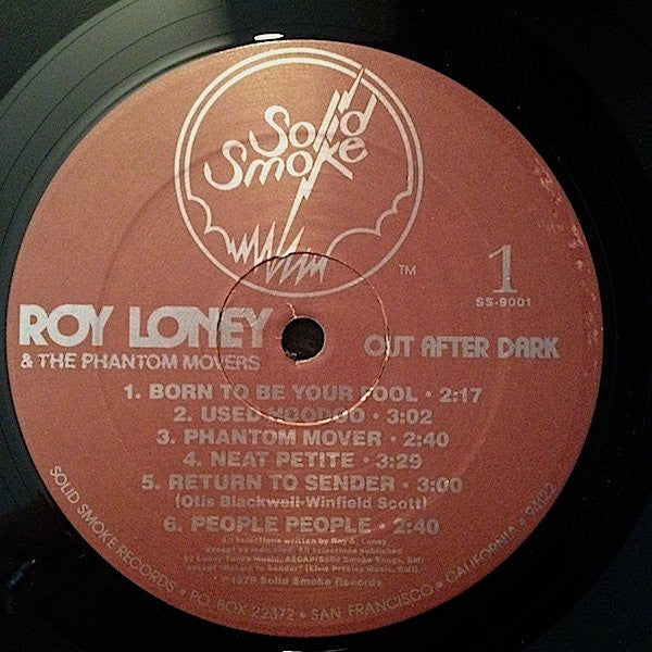 Roy Loney & The Phantom Movers : Out After Dark (LP, Album)