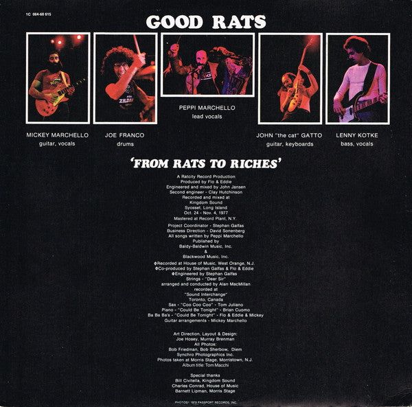 Good Rats ~ From Rats To Riches (Vinyl) - Djungel & Jazz