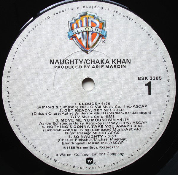 Chaka Khan ~ Naughty (Vinyl) - Djungel & Jazz
