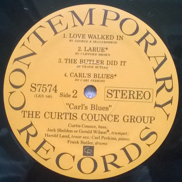 The Curtis Counce Group ~ Carl's Blues (Vinyl) - Djungel & Jazz