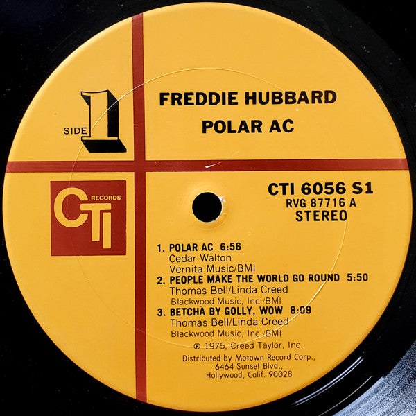 Freddie Hubbard : Polar AC (LP, Album, Gat)