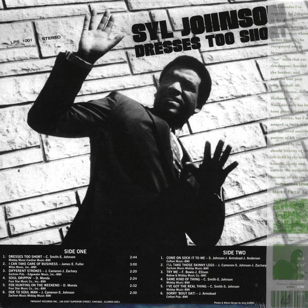 Syl Johnson ~ Dresses Too Short (Vinyl) - Djungel & Jazz