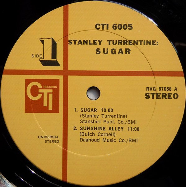 Stanley Turrentine : Sugar (LP, Album, Gat)
