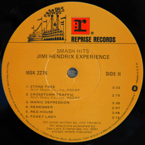 Jimi Hendrix Experience ~ Smash Hits (Vinyl) - Djungel & Jazz