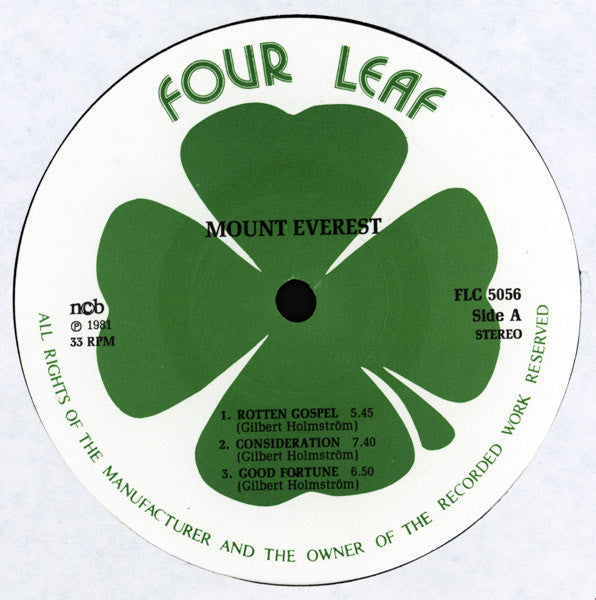 Mount Everest Plays The Music Of Gilbert Holmström : Latin Doll (Mount Everest Plays The Music Of Gilbert Holmström) (LP, Album)