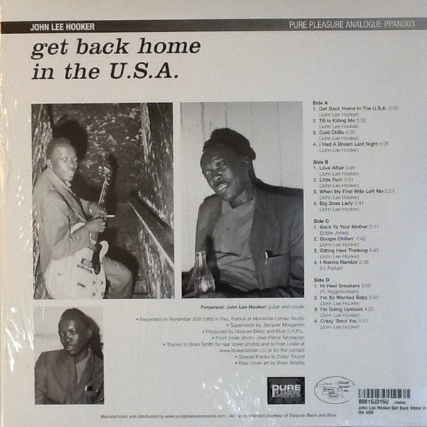 John Lee Hooker ~ Get Back Home In The U.S.A. (Vinyl) - Djungel & Jazz