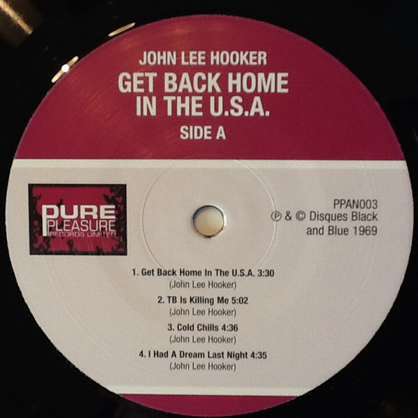 John Lee Hooker ~ Get Back Home In The U.S.A. (Vinyl) - Djungel & Jazz