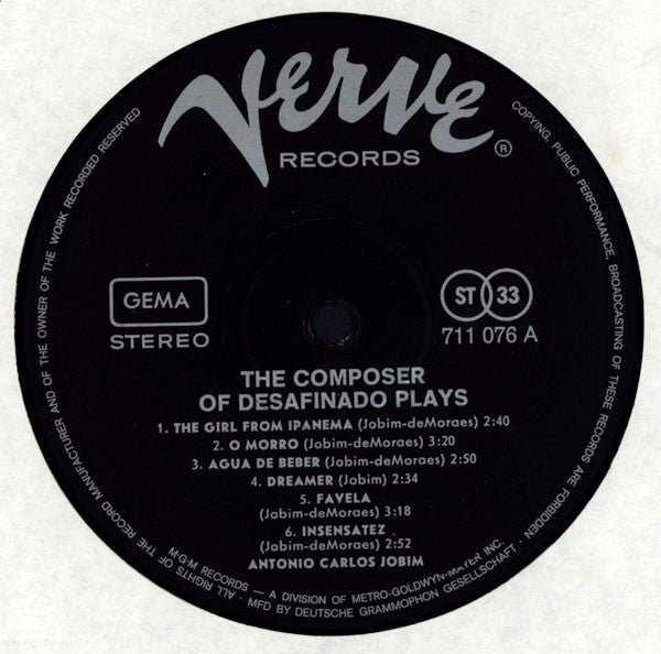 Antonio Carlos Jobim ~ Meditation (Vinyl) - Djungel & Jazz