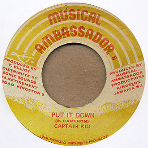Captain Kid : Put It Down (7")