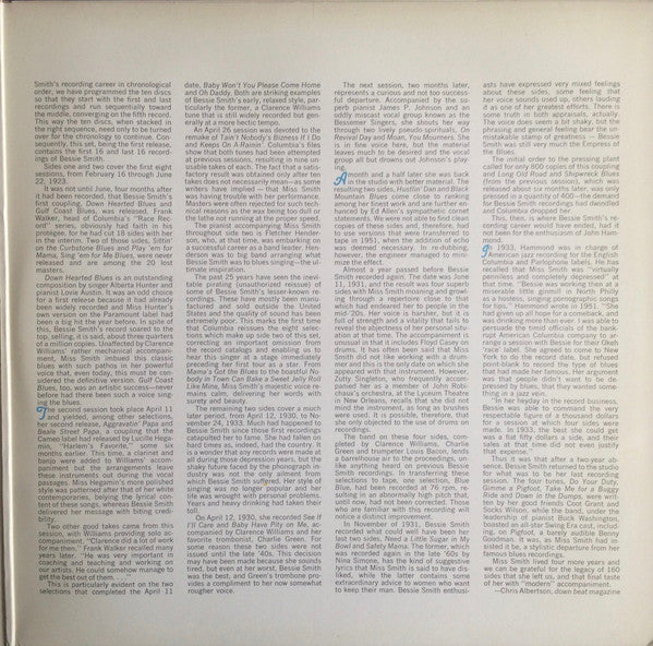 Bessie Smith : The World's Greatest Blues Singer (2xLP, Comp, Mono, RE, Gat)