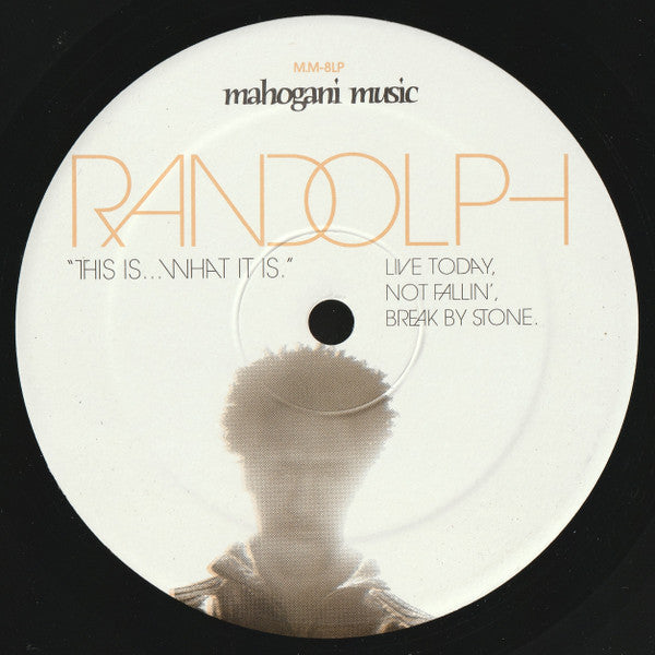 Paul Randolph : This Is... What It Is (LP, Album)