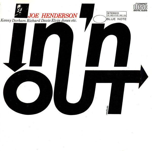 Joe Henderson ~ In 'N Out (Vinyl) - Djungel & Jazz