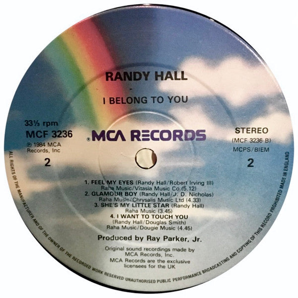 Randy Hall ~ I Belong To You (Vinyl) - Djungel & Jazz
