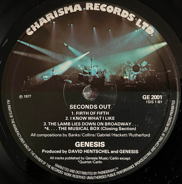 Genesis ~ Seconds Out (Vinyl) - Djungel & Jazz