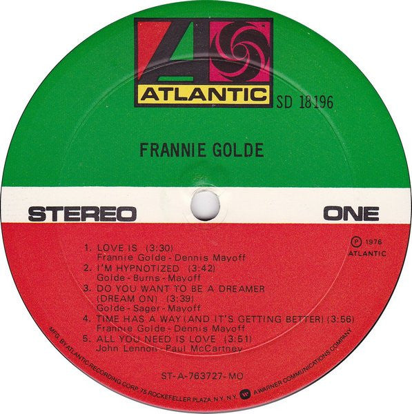 Franne Golde ~ Frannie Golde (Vinyl) - Djungel & Jazz