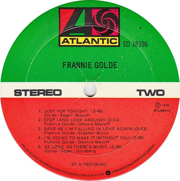 Franne Golde ~ Frannie Golde (Vinyl) - Djungel & Jazz