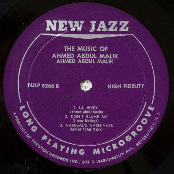 Ahmed Abdul-Malik ~ The Music Of Ahmed Abdul-Malik (Vinyl) - Djungel & Jazz