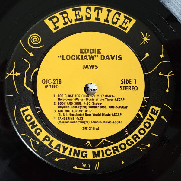 Eddie "Lockjaw" Davis & Shirley Scott ~ Jaws (Vinyl) - Djungel & Jazz