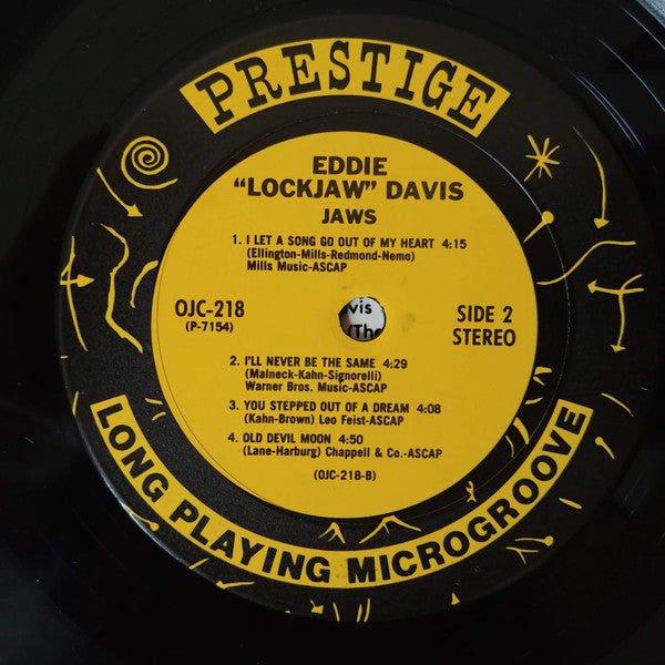 Eddie "Lockjaw" Davis & Shirley Scott ~ Jaws (Vinyl) - Djungel & Jazz