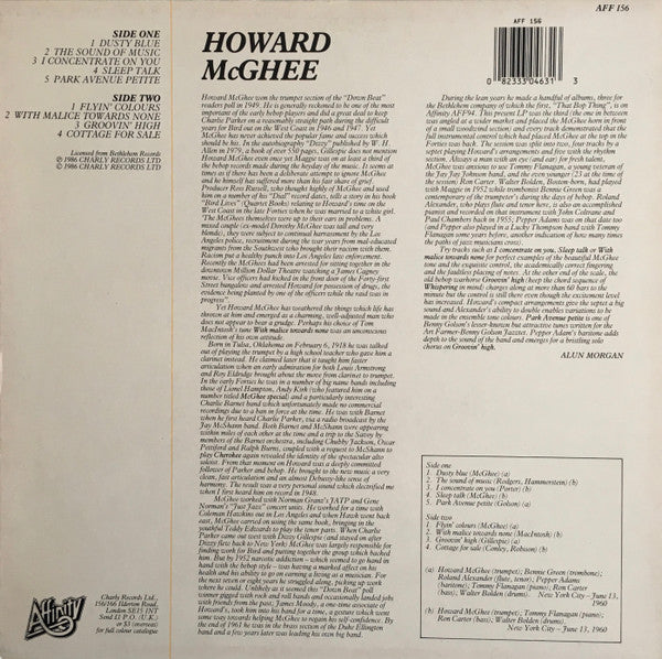 Howard McGhee : Dusty Blue (LP, Album, RE)