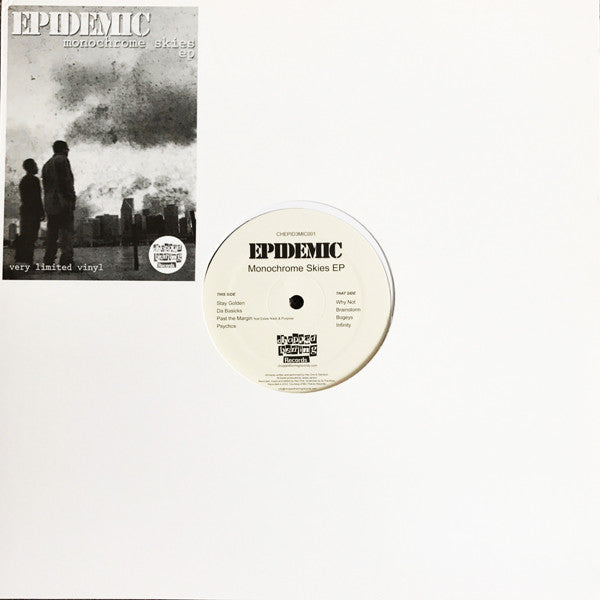Epidemic (14) : Monochrome Skies EP (12", EP, Ltd)