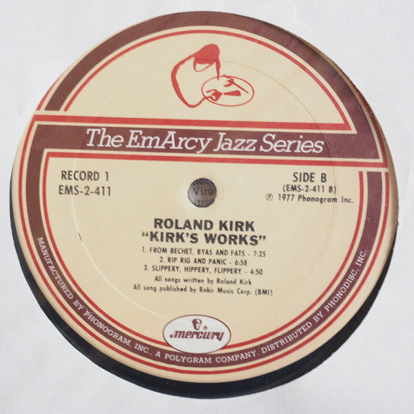 Roland Kirk : Kirk's Works (2xLP, Comp)