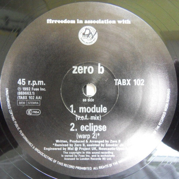Zero B ~ The E.P. (Brand New Mixes) (Vinyl) - Djungel & Jazz