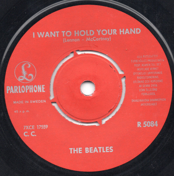 The Beatles ~ I Want To Hold Your Hand (Vinyl) - Djungel & Jazz