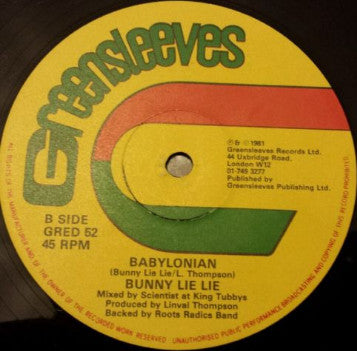 Wayne Wade / Bunny Lie Lie ~ Poor And Humble / Babylonian (Vinyl) - Djungel & Jazz