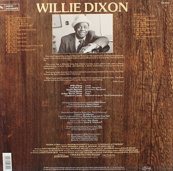 Willie Dixon ~ Ginger Ale Afternoon (Vinyl) - Djungel & Jazz