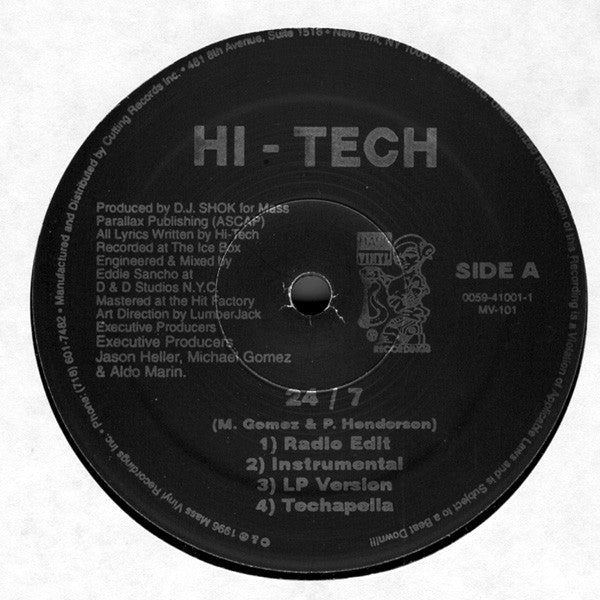 Hi-Tech  ~ 24 / 7 (Vinyl) - Djungel & Jazz