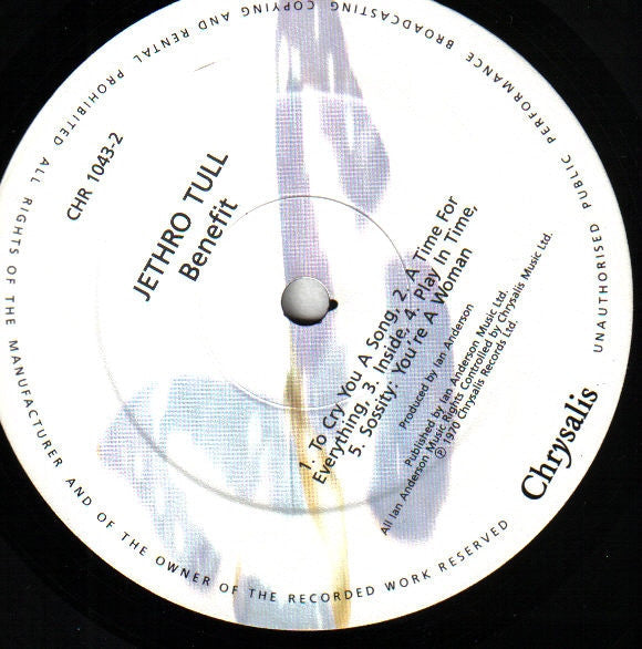 Jethro Tull : Benefit (LP, Album, RE)
