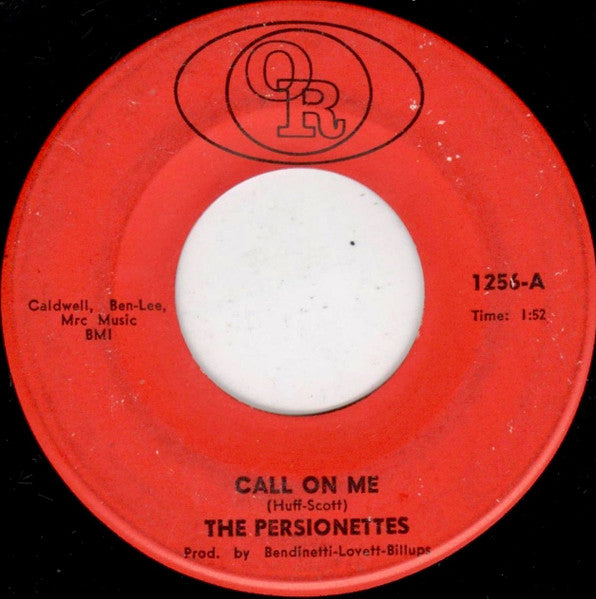The Persianettes : Call On Me (7")