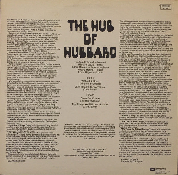 Freddie Hubbard ~ The Hub Of Hubbard (Vinyl) - Djungel & Jazz