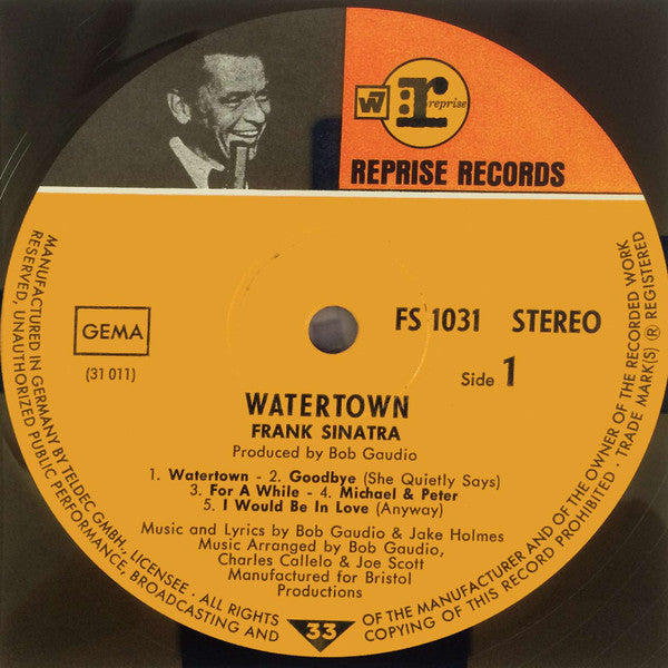 Frank Sinatra ~ Watertown (Vinyl) - Djungel & Jazz